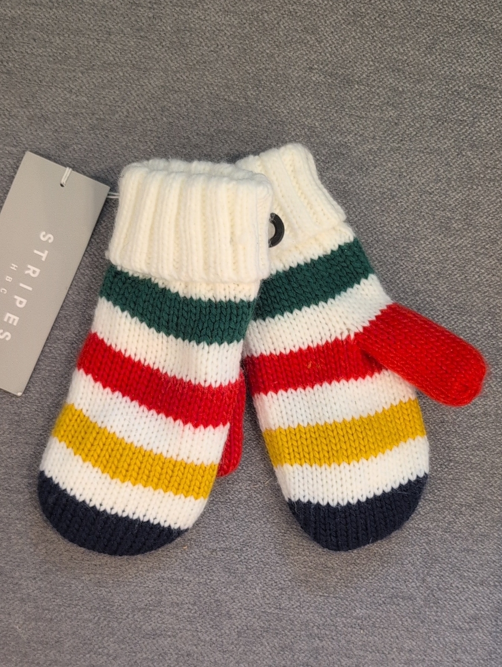 HBC Stripes Youth Mittens